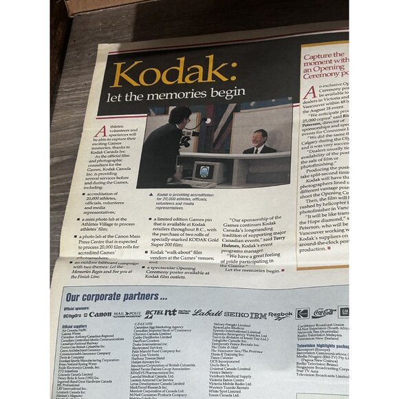 Spirit XV Commonwealth Games Newspaper August 18-28, 1994 Paperback - Picture 8 of 8